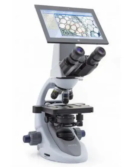 Microscopio binocular digital de rutina con tablet B-1902BT
