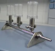 Manifolds de 3 bocas de acero inoxidable