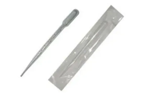 Pipeta Pasteur 1ml no estéril x 500u.