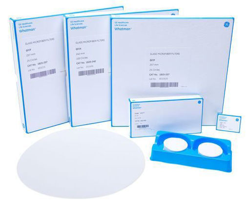 Papel de filtros de microfibra de vidrio Grade GF/B x 100u.