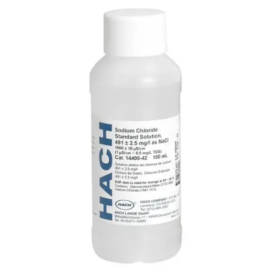 Solución estándar de cloruro sódico 1000 µS/cm (NIST) x 100mL