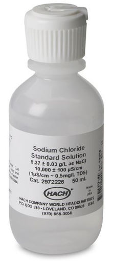 Solución estándar de conductividad 10000 µS/cm, NaCl x 50mL