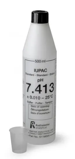 Solución estándar certificada IUPAC pH 7,413 x 500mL