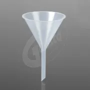 Embudo liso tallo largo de PP