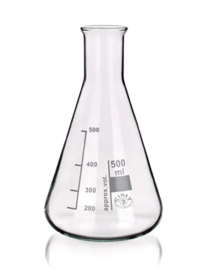 Erlenmeyer graduado boca angosta