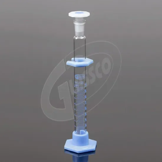 Probeta graduada con tapa plástica y base plastica