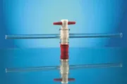 Robinete de PTFE paso recto 1 vía
