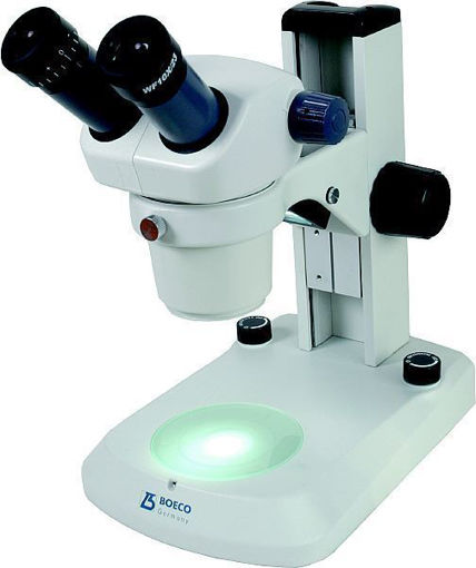 Lupa binocular con zoom e iluminación LED, BSZ-405