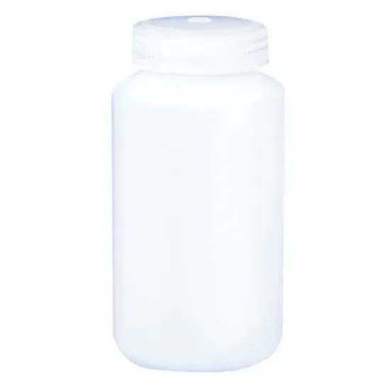Botella plastica boca ancha de PP autoclavable