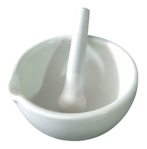 Mortero con pilon de porcelana Ø100mm OneLab, tu tienda