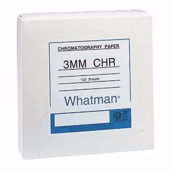 Papeles de cromatografía de celulosa Chr de grado 3MM 20 x 20cm x 100 hojas (3030-861)