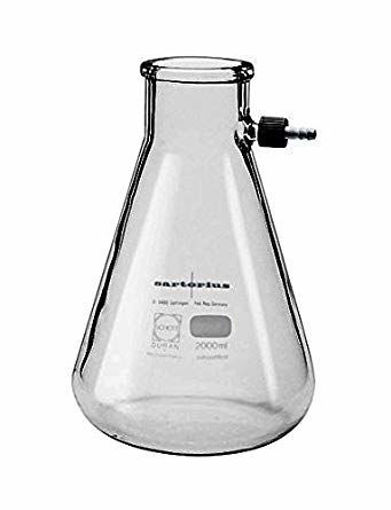 Frasco de succión de vidrio de 1 litro