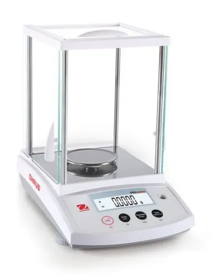 Balanza analítica Ohaus PR 220gr. x 0,1mg. calibración interna