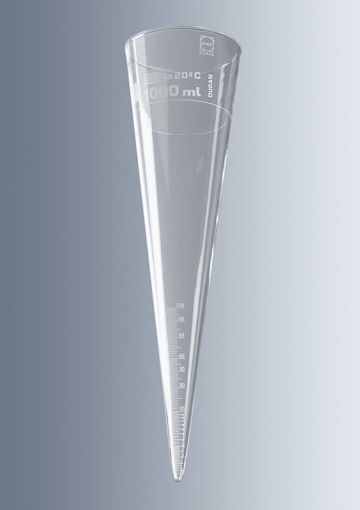 Cono de sedimentación Imhoff graduado x 1000ml.