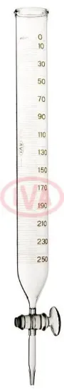 Bureta para fraccionamiento macho de PTFE