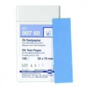 Papel de prueba Oil Test para la determinación cualitativa de Hidrocarburos en aguas y suelos x 100u.