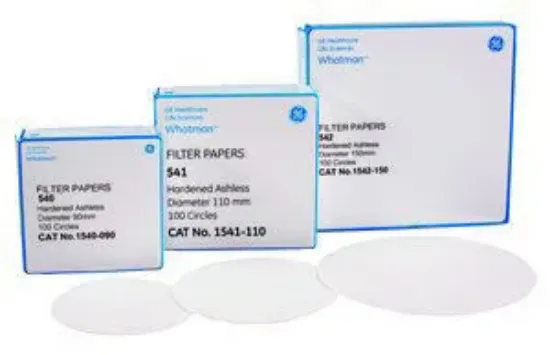 Papel de filtro cuantitativo sin cenizas Grado 540 Ø24mm 8um x 100u.