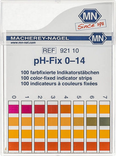 Tiras de pH rango 0-14 x 100u.