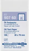 Papel de prueba Oil Test para la determinación cualitativa de Hidrocarburos en aguas y suelos x 100u.