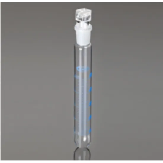 Tubo Nessler alto con tapa