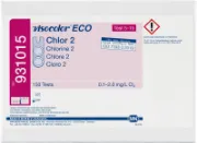 Kit visual para determinación colorimetrica comparativa de cloro libre y total Visocolor ECO
