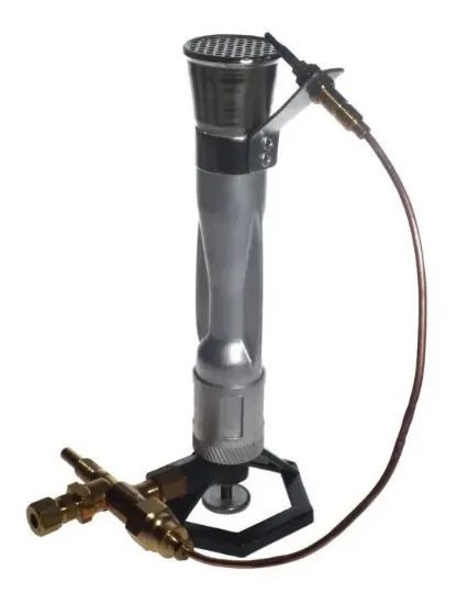 Mechero Fischer, 33 mm. Ø, con regulación de aire y gas