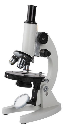Microscopio monocular L-101, Óptica Acromática con espejo