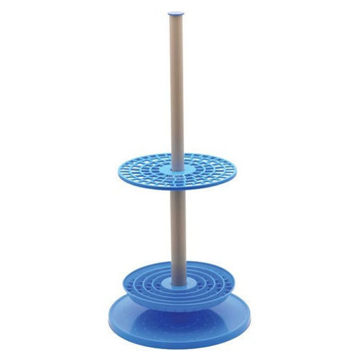 Soporte vertical de PP para 28 pipetas