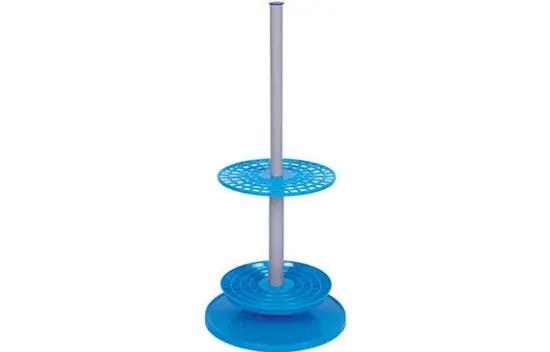 Soporte vertical giratorio de PP para 94 pipetas