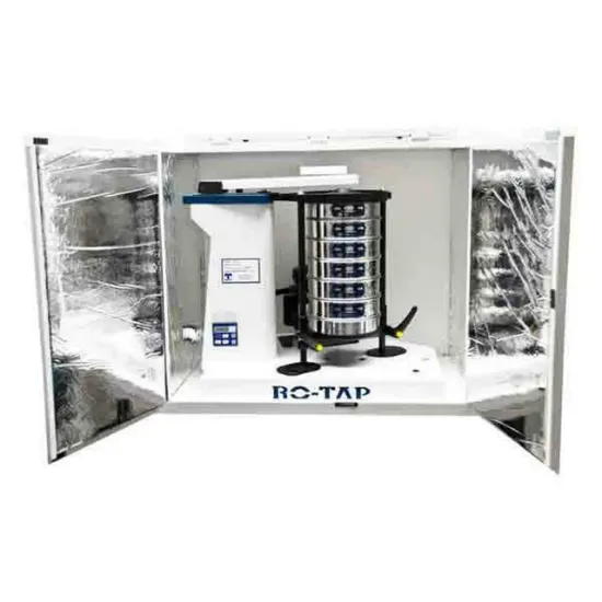 Gabinete antiruido para tamizadora RO-TAP RX29