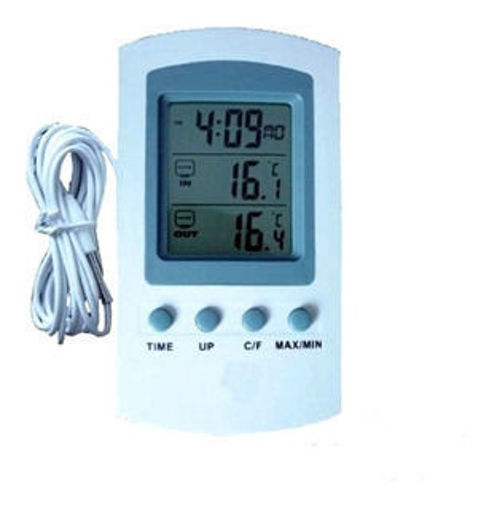 Termómetro Digital Max/Min In/Out con sonda, Temperatura -20° a 50°C