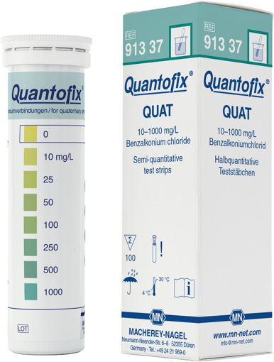 Tiras QUANTOFIX Benzalkonium chloride x 100 tiras