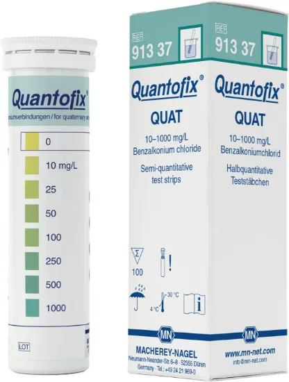 Tiras QUANTOFIX Benzalkonium chloride x 100 tiras