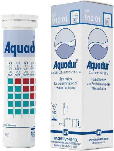 Tiras AQUADUR 5–25 para dureza total x 25u.