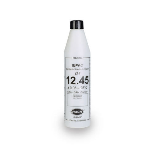 Solución estándar certificada IUPAC pH 12,45 x 500mL