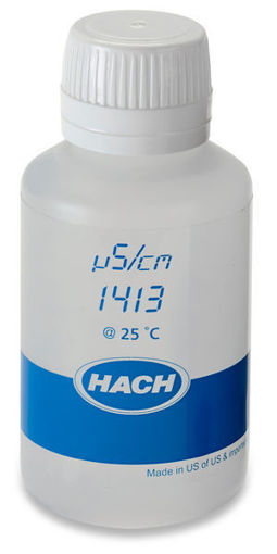 Solución estándar de conductividad, 1413 µS/cm, KCl x 125 mL