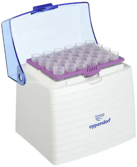 Tips Eppendorf Box en rack reutilizable