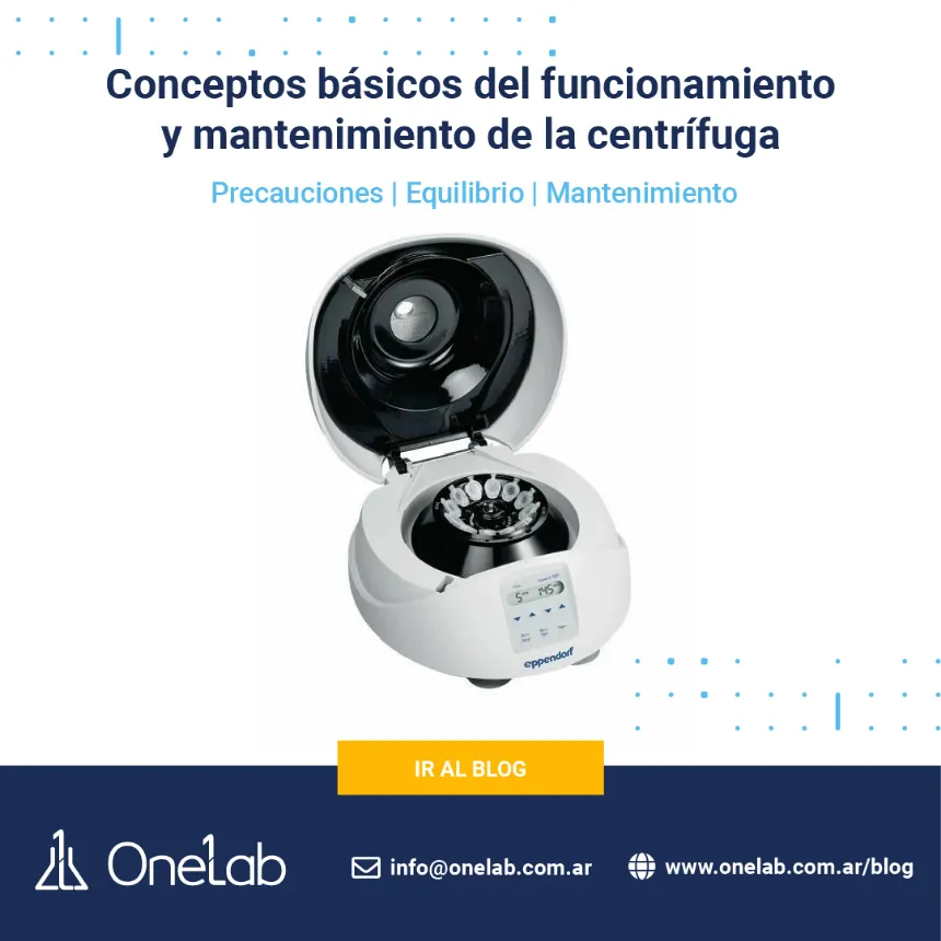 Conceptos básicos del funcionamiento y mantenimiento de la centrífuga - PARTE II
