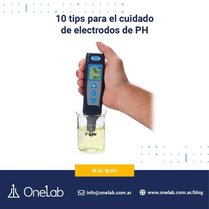 10 tips para el cuidado de electrodos de PH