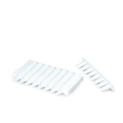 Tubos en strip sin tapa, 0,2ml low profile blancos x 960u.