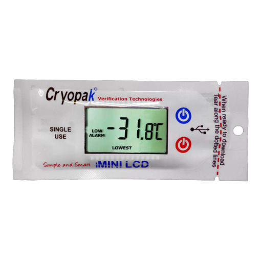 Registrador de temperatura iMINI LCD, Pharma compliant