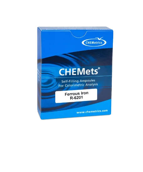 REP P/HIERRO TOTAL Y FERROSO, 0-1 & 1-10 ppm x 30u.|
