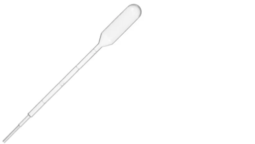 Pipetas extra largas , volumen 7,1  x Ø9mm x 100u.