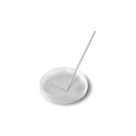 Espátula Digralsky de poliestireno blanco, estéril individual x 100u.