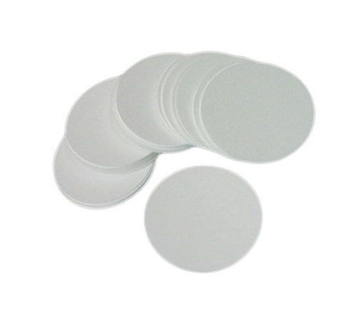 Papel de fibra de vidrio Ø90mm para muestras pastosas y grasas x 80u.