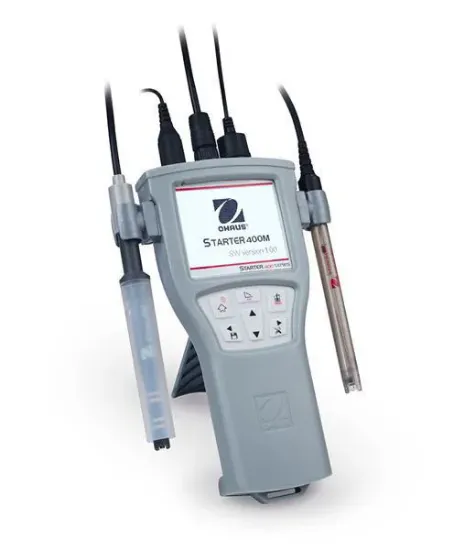 Medidor multiparametrico ST400 con electrodo ST320 para pH y STCON3 para conductividad con cable de 3 mts + Set IP67