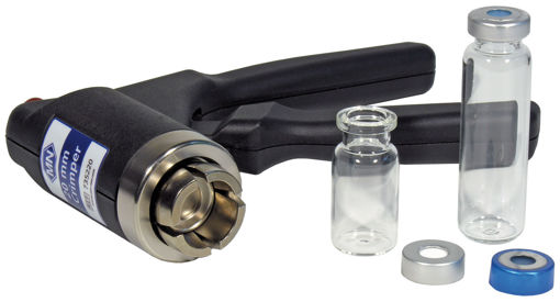 Encapsulador para tapones de aluminio de 20 mm, manual, ergonómica