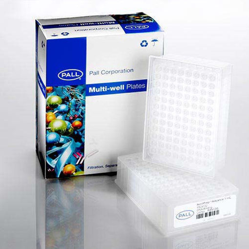 Placas de filtración AcroPrep 96, 1 ​​ml - 1,0 µm, medios de fibra de vidrio x 5u.