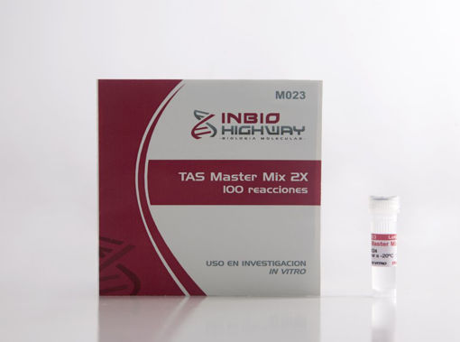 TAS Master Mix 2X 100 reacciones, 1,5 ml (Sin Colorante/ Con MgCl2). Master Mix para PCR Punto Final