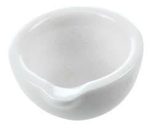 Mortero de porcelana